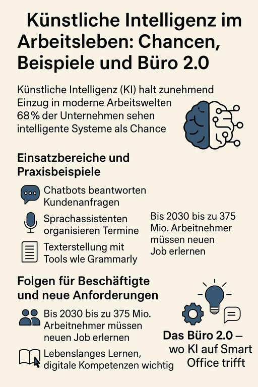 KI als Chance im Arbeitsleben in Form einer Grafik